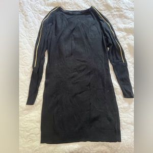Michael Kors Zip Sleeve Sweater Dress, Size S